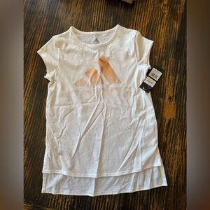Brand New w/Tags Girl's Adidas Tee Shirt - Girl's Size 10-12 (Medium)